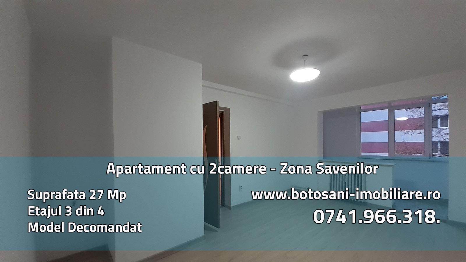 De Vanzare Apartament 2 camere Zona Savenilor