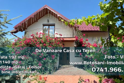 De vanzare casa cu dependinte si gradina